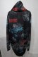 画像2: NieR Clothing / 転写パーカー  黒ｘ青 S-25-08-02-046-PU-TO-HR-ZS (2)