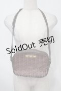 Q-pot. / チョコレートショルダーバッグ  ブラウン S-25-08-04-001-QP-BG-AS-ZS