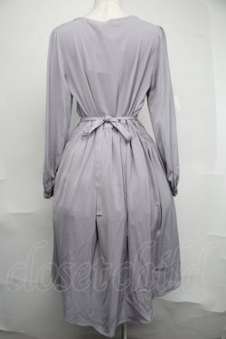画像2: axes femme POETIQUE / フィッシュテールガウンワンピース  グレー S-25-08-04-048-AX-OP-HR-ZS