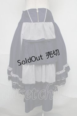 画像2: Ozz oneste / バックティアードフレアスカート  紺 S-25-08-04-058-OO-SK-AS-ZS