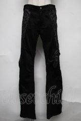 Sixh / プリント切替パンツ  黒 S-25-08-04-060-HN-PA-AS-ZS