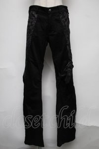 Sixh / プリント切替パンツ  黒 S-25-08-04-060-HN-PA-AS-ZS