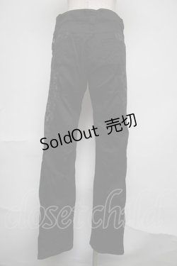 画像2: Sixh / プリント切替パンツ  黒 S-25-08-04-060-HN-PA-AS-ZS