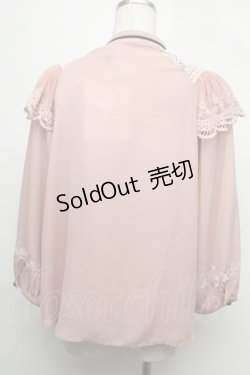 画像2: Rozen Kavalier / Vフリルブラウス  ピンク S-25-08-04-009-OO-BL-SZ-ZS