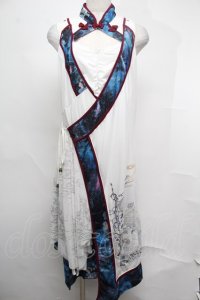 Ozz oneste / 月光睡蓮ワンピース  白 S-25-08-04-013-OO-SK-SA-ZS