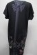 画像2: abilletage / Tシャツワンピース（バタフライ）  黒 S-25-08-04-023-GO-OP-HR-ZS (2)