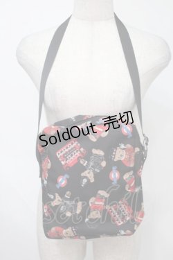 画像2: Karl Helmut / カールくんショルダーバッグ  黒 S-25-08-04-002-EL-BG-AS-ZS