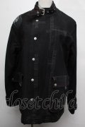 h.ANARCHY / デニムジャケット  黒 S-25-08-04-029-HN-CO-AS-ZS