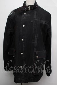 h.ANARCHY / デニムジャケット  黒 S-25-08-04-029-HN-CO-AS-ZS