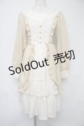 axes femme kawaii / オリビアワンピース  イエロー S-25-08-04-032-AX-OP-HR-ZS