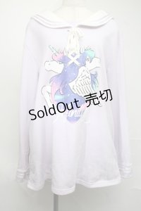 LISTEN FLAVOR / ユニコーンセーラーワンピース  ラベンダー S-25-08-04-037-PU-OP-HR-ZS