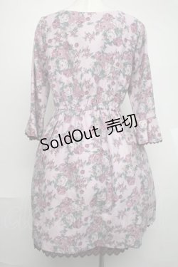 画像2: axes femme POETIQUE / ローズ起毛ワンピース  ラベンダー S-25-08-04-038-AX-OP-AS-ZS