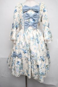 axes femme kawaii / アンティークローズ柄ワンピース  アイボリー S-25-08-04-040-AX-OP-AS-ZS