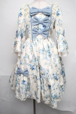 画像1: axes femme kawaii / アンティークローズ柄ワンピース  アイボリー S-25-08-04-040-AX-OP-AS-ZS
