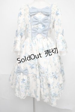 画像1: axes femme kawaii / アンティークローズ柄ワンピース  アイボリー S-25-08-04-040-AX-OP-AS-ZS