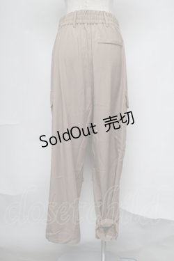 画像2: axes femme / ミリタリー風カーゴパンツ  ベージュ S-25-08-05-051-AX-PA-HR-ZS