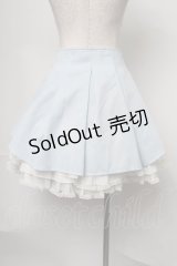 Secret Honey / バックリボンスカート  サックス S-25-08-05-054-CA-SK-AS-ZS