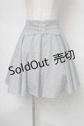 Secret Honey / チェックスカート  グレー S-25-08-05-056-CA-SK-AS-ZS