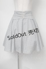 Secret Honey / チェックスカート  グレー S-25-08-05-056-CA-SK-AS-ZS