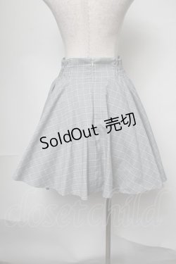 画像2: Secret Honey / チェックスカート  グレー S-25-08-05-056-CA-SK-AS-ZS