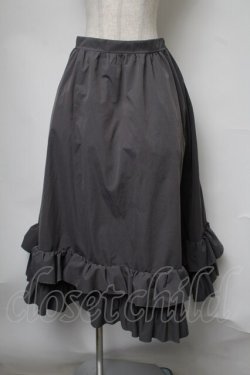 画像1: FLC / 皆方由衣コラボティアードスカート  グレー S-25-08-05-057-LO-SK-HR-ZS