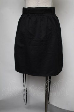 画像2: NieR Clothing / ギャザータイトスカート  黒 S-25-08-05-059-PU-SK-HR-ZS