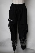 NieR Clothing / ジップカーゴパンツ  黒 S-25-08-05-060-PU-PA-HR-ZS