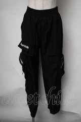 NieR Clothing / ジップカーゴパンツ  黒 S-25-08-05-060-PU-PA-HR-ZS
