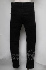 画像2: CavariA / ダメージデニムパンツ 42 黒 S-25-08-05-063-PU-PA-AS-ZT482 (2)