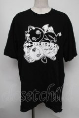 NieR Clothing / プリントTシャツ  黒 S-25-08-05-014-PU-TO-HR-ZS