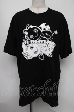 画像1: NieR Clothing / プリントTシャツ  黒 S-25-08-05-014-PU-TO-HR-ZS