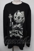 NieR Clothing / プリントロンT  黒 S-25-08-05-015-PU-TO-HR-ZS