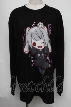 画像1: NieR Clothing / プリントロンT  黒 S-25-08-05-019-PU-TO-HR-ZS