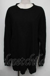 NieR Clothing / プリントロンT  黒 S-25-08-05-021-PU-TO-HR-ZI