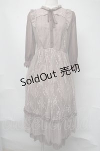 axes femme / 総レースワンピース  ブラウン S-25-08-05-032-AX-OP-AS-ZS
