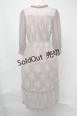 画像2: axes femme / 総レースワンピース  ブラウン S-25-08-05-032-AX-OP-AS-ZS