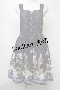 axes femme kawaii / ジュエリースターズワンピース  紺 S-25-08-05-043-AX-OP-HR-ZS