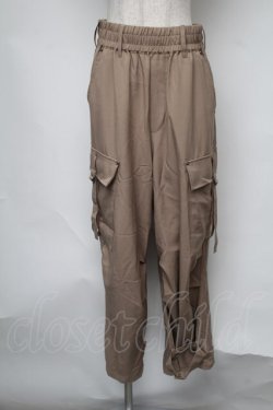 画像1: axes femme / ミリタリー風カーゴパンツ  ベージュ S-25-08-05-051-AX-PA-HR-ZS