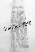 NieR Clothing / タイダイパンツ  白ｘ黒 S-25-08-07-059-PU-PA-AS-ZY
