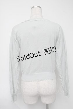 画像2: axes femme / ビジューボタンカーディガン  グリーン S-25-08-07-008-AX-TO-AS-ZS