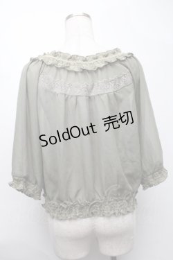 画像2: axes femme / シャーリングシフォンブルゾン  カーキ S-25-08-07-012-AX-JA-AS-ZS