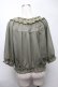 画像2: axes femme / シャーリングシフォンブルゾン  カーキ S-25-08-07-012-AX-JA-AS-ZS (2)