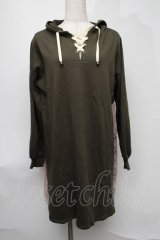 axes femme / バックプリーツパーカー  カーキ S-25-08-07-013-AX-OP-AS-ZS