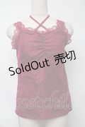 axes femme / タンクトップ  ワイン S-25-08-07-016-AX-TO-HR-ZS