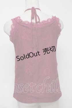 画像2: axes femme / タンクトップ  ワイン S-25-08-07-016-AX-TO-HR-ZS