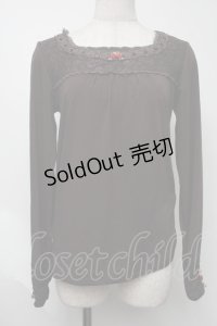 axes femme / 巻バラインナートップス  ブラウン S-25-08-07-020-AX-TO-AS-ZS