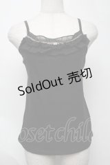 axes femme / タンクトップ  黒 S-25-08-07-023-AX-TO-HR-ZS