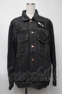 NieR Clothing / デニムジャケット  グレー S-25-08-07-025-PU-JA-AS-ZY