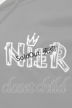 画像3: NieR Clothing / 半袖パーカー  黒ｘ青 S-25-08-07-028-PU-TO-AS-ZY