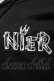 画像3: NieR Clothing / 半袖パーカー  黒ｘ青 S-25-08-07-028-PU-TO-AS-ZS (3)